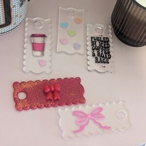 Stanley Lid Topper Plates Set Of 5 New!